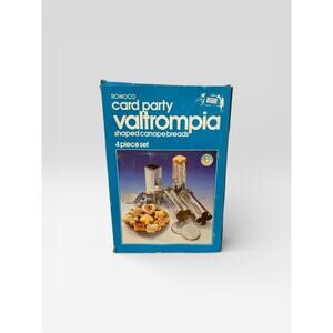 VTG Rowoco Card Party Valtrompia Shaped Bread Cutters Casino Night Party